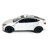 Іграшкова машинка металева Tesla Y, тесла, біла, звук, світло, інерція, откр двері, багажник, капот, Автоексперт, 1:32, 14,5*6*6см, фото 3