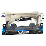 Іграшкова машинка металева Tesla Y, тесла, біла, звук, світло, інерція, откр двері, багажник, капот, Автоексперт, 1:32, 14,5*6*6см, фото 7