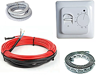 Комплект 4Heat CableKit Standart-225 нагревательный кабель с механическим терморегулятором, 1.3-1.6 м2 -KTY24-