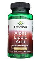 Альфа-липоевая кислота Swanson Alpha Lipoic Acid,600 mg 60 Capsules