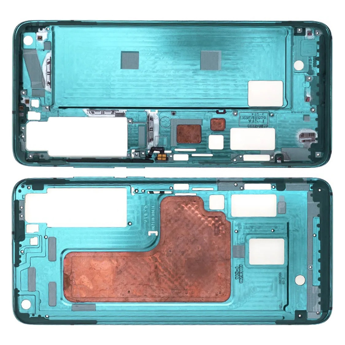 Рамка кріплення дисплея для телефону Xiaomi Mi 10 зелена