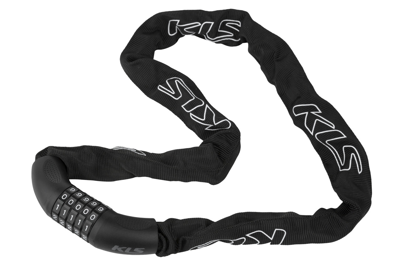 Замок ланцюговий кодовий KLS Chainlock 6 чорний 6x1000 мм