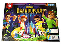 Детская настольная экономическая игра Брендополия Premium (укр) Danko Toys G-BrP-01-01U для детей взрослых