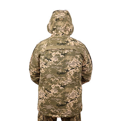 Тактична зимова куртка піксель МОЛЛІ KT-002S, фото 2