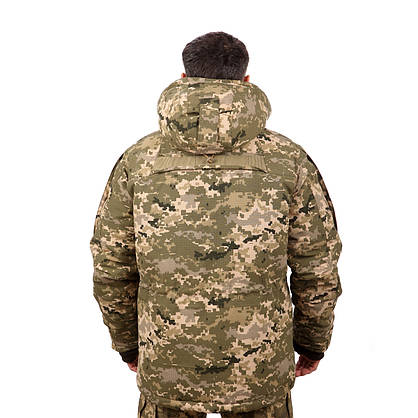 Тактична зимова куртка піксель МОЛЛІ KT-002S, фото 3