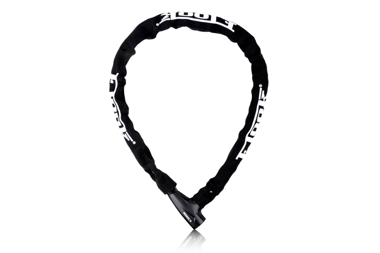 Замок ETOOK ET455 загартований ланцюговий 6x1000 мм, чорний