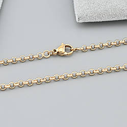 Ланцюжок Бельцер 40331 ширина 3 мм позолота 18К довжина 45