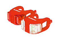 Набір світла ONRIDE силіконовий Dual червоний (2хCR2032 в комплекті)
