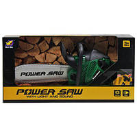 Бензопила на батарейках "Power Saw" (зеленая) [tsi225584-TSІ]