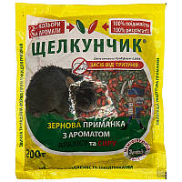 Щелкунчик 200 г. Протравленное зерно от мышей и крыс. Агро Протекшн. Украина