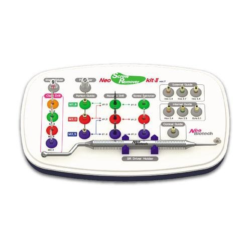 Набір для видалення зламаних гвинтів з імплантатів Neo Screw Remover Kit (SR-II)