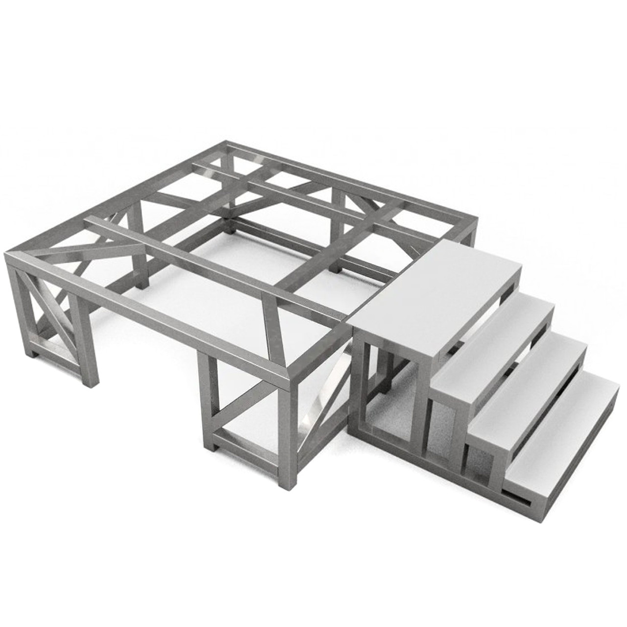 Опорна рама для бетонозмішувача 1м, фото 1