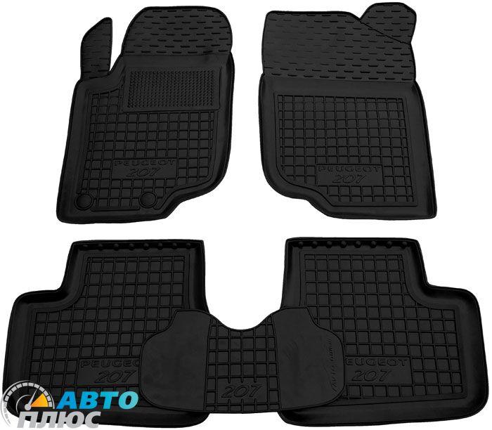 Автомобільні килимки в салон Peugeot 207 2006-2012 (Avto-Gumm)