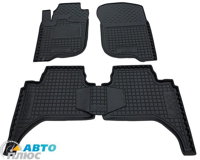 Автомобільні килимки в салон Mitsubishi L200 2006- (Avto-Gumm), фото 1