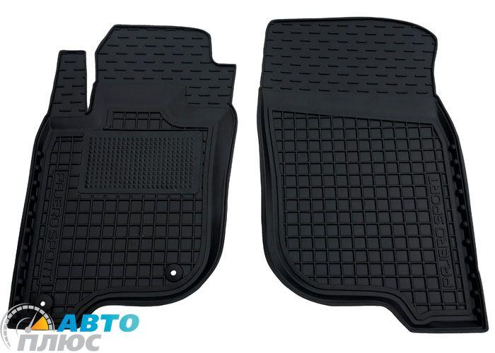 Передні килимки в автомобіль Mitsubishi Pajero Sport 2 2008- (Avto-Gumm)