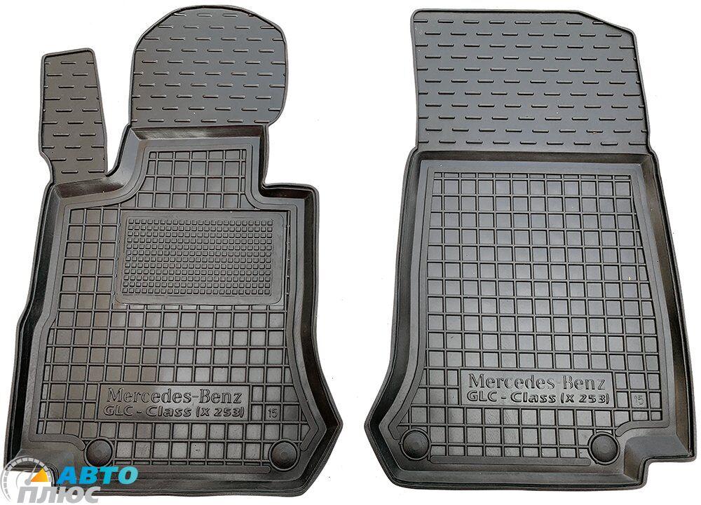 Передні килимки в автомобіль Mercedes GLC (X253) 2016- (Avto-Gumm)
