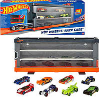 Набор Хот Вилс Кейс Дисплей Витрина Race Case with 8 Toy Cars HFC89