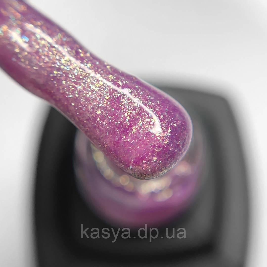 Гель лак MOON FULL Color Gel Polish №305, світло-бузковий з золотистим шиммером 8 мл, фото 1