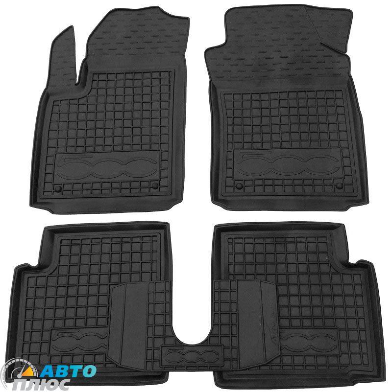 Автомобільні килимки в салон Fiat 500 2007- (Avto-Gumm), фото 1