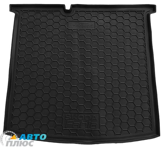 Автомобільний килимок у багажник Skoda Fabia 3 2015- Universal (Avto-Gumm)