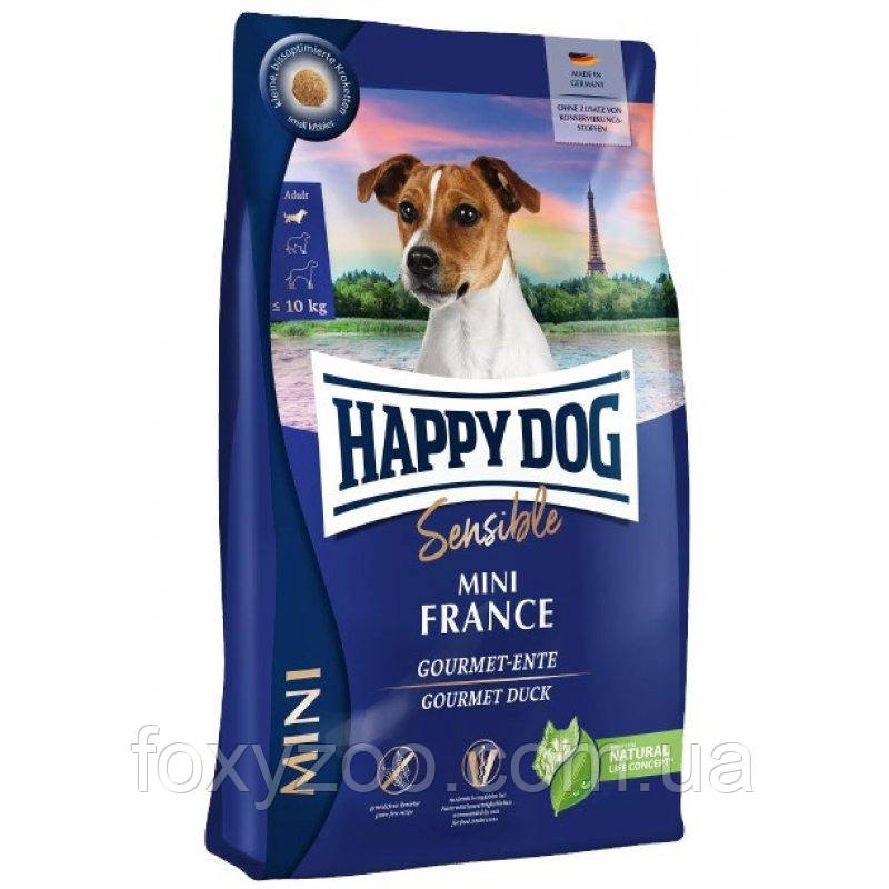 Happy Dog Mini France — сухий корм Хеппі Дог Франція для маленьких порід собак з качкою 0,8