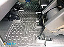 Автомобільні килимки в салон Volkswagen T5 Caravelle 2010- (3-й ряд) з пічкою (Avto-Gumm), фото 2