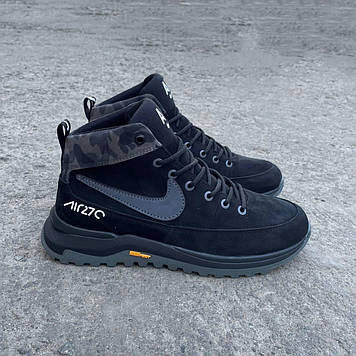 Нубукові чоловічі зимові кросівки  розміри 40-45.