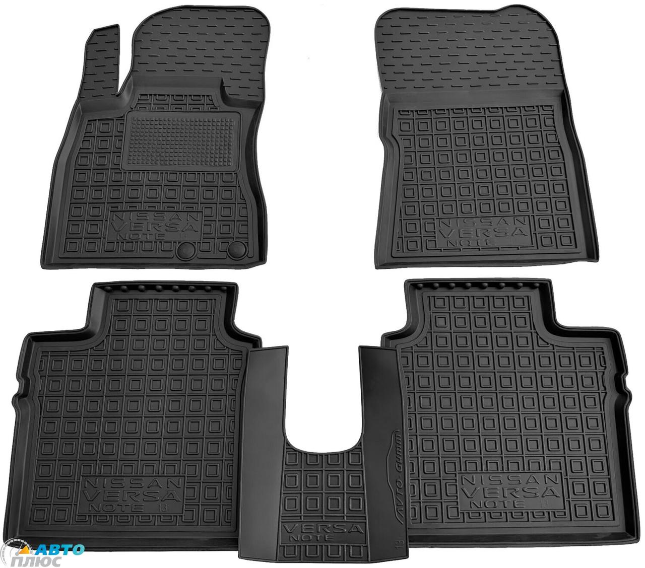 Автомобільні килимки в салон Nissan Versa Note 2013-2019 (AVTO-Gumm), фото 1