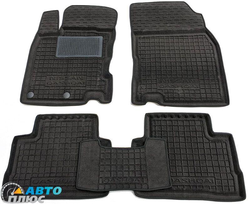 Гібридні килимки в салон Nissan Qashqai 2014- (Avto-Gumm), фото 1