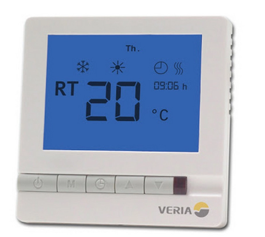 Терморегулятор програмований 13A, -5-+45 град., 85-240В Veria Control T45, фото 1