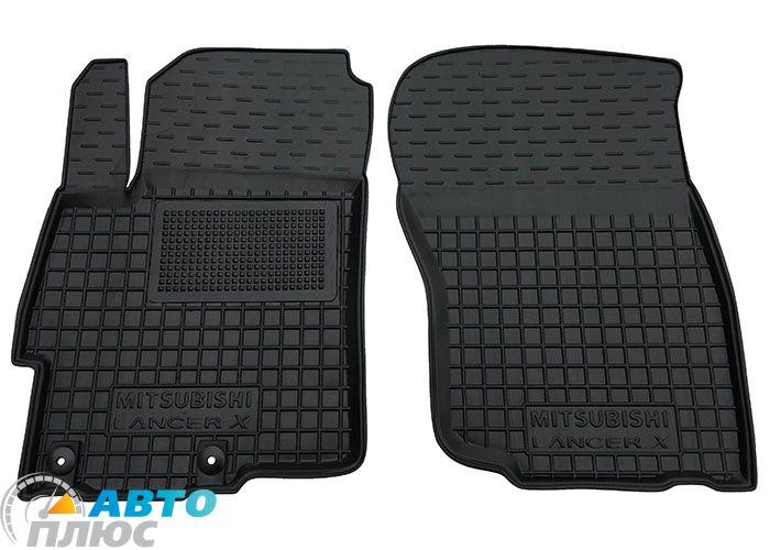 Передні килимки в автомобіль Mitsubishi Lancer (10) 2007- (Avto-Gumm), фото 1