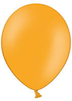 Повітряна кулька без малюнку латексна яскраво-жовта  10 дюймів