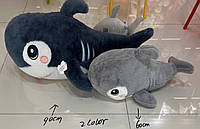 Мягкая игрушка K15248 (80шт) акула 2 цвета 45см