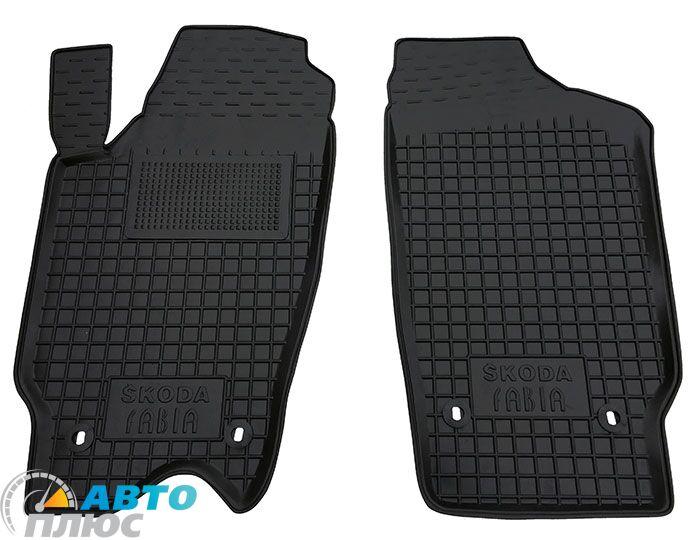 Передні килимки в автомобіль Skoda Fabia 2000- (Avto-Gumm)