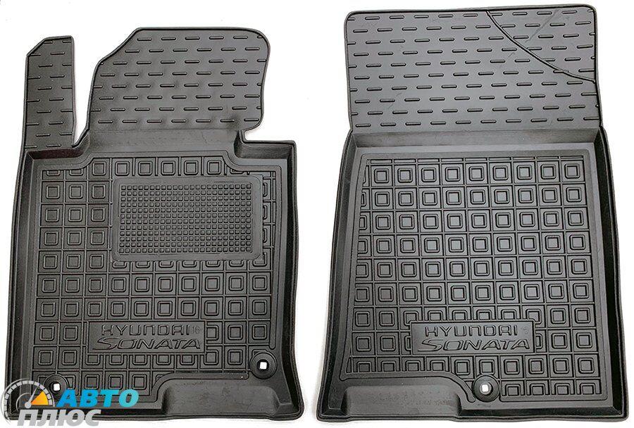 Передні килимки в автомобіль Hyundai Sonata LF/8 2016- (Avto-Gumm)