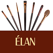 Професійні пензлики для макіяжу ELAN (Face, Blackwood)