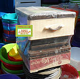 Комод пластиковий міні Комедин, 5 ящиків на коліщатках, фото 2