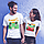Парні білі футболки для закоханих із принтом "Forever Together Frog. Назавжди разом жаба" Push IT, фото 3