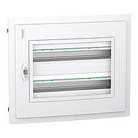 Розподільчий щит врізний, 2 ряди, 24 модулі, прозорі двері, PrismaSeT XS, Schneider Electric LVSXP224