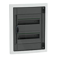 Розподільчий щит врізний, 2 ряди, 13 модулів, димчасті двері, PrismaSeT XS, Schneider Electric LVSXP213