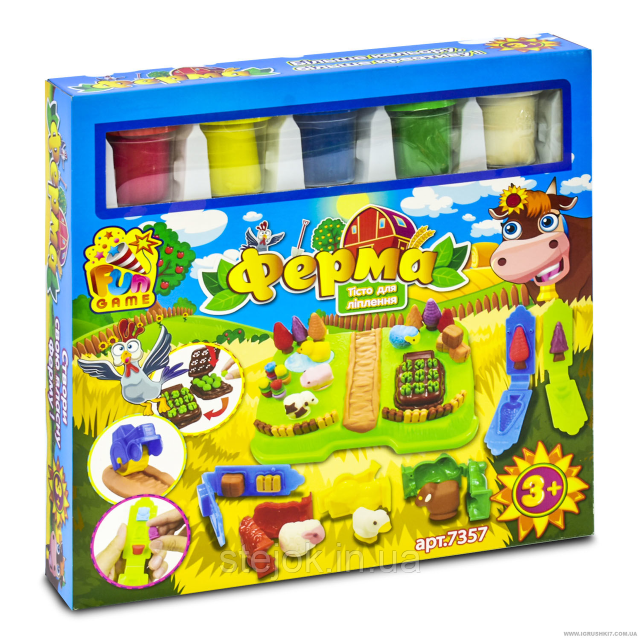 Тісто для ліплення  "Ферма" (арт. 7357 ), фото 1