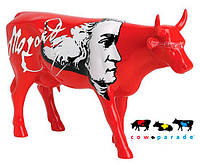 Статуетка Cow Parad, колекційна корова Cow Parade "Moozart", Size L