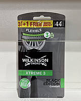 Одноразовые бритвы Wilkinson Sword Xtreme3 Black Edition(3+1)