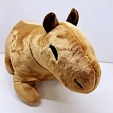 М'яка іграшка Капібара 35 см, М'яка іграшка "Капібара" 35 cm, Водосвинка Коричнева, фото 5