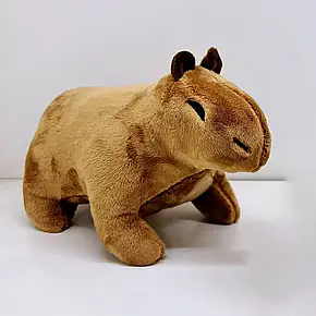 М'яка іграшка Капібара 35 см, М'яка іграшка "Капібара" 35 cm, Водосвинка Коричнева, фото 1