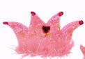 Карнавальна коронка принцеси рожева на обручі