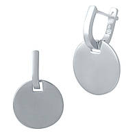 Серебряные серьги SilverBreeze без камней (2032892) PS, код: 1820065