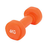 Гантель вінілова PowerPlay 4125 Achilles 4 кг. Помаранчева (1шт.)  HS PP_4125_4kg SP