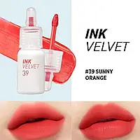 Матовый тинт для губ Peripera Ink The Velvet Tint Weather, #39 Sunny Orange