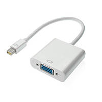 Адаптер STLab Mini DisplayPort (Thunderbolt) Male - VGA Female, 1080P для Apple Mac, білий
